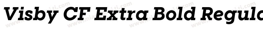 Visby CF Extra Bold Regular字体转换